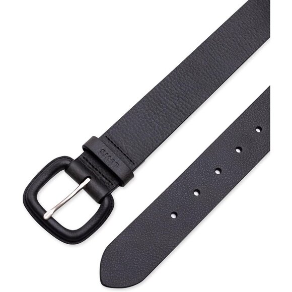 Women's Black Imported Casual Wrapped Buckle Leather Belt For Jeans Dresses - Picture 5 of 7